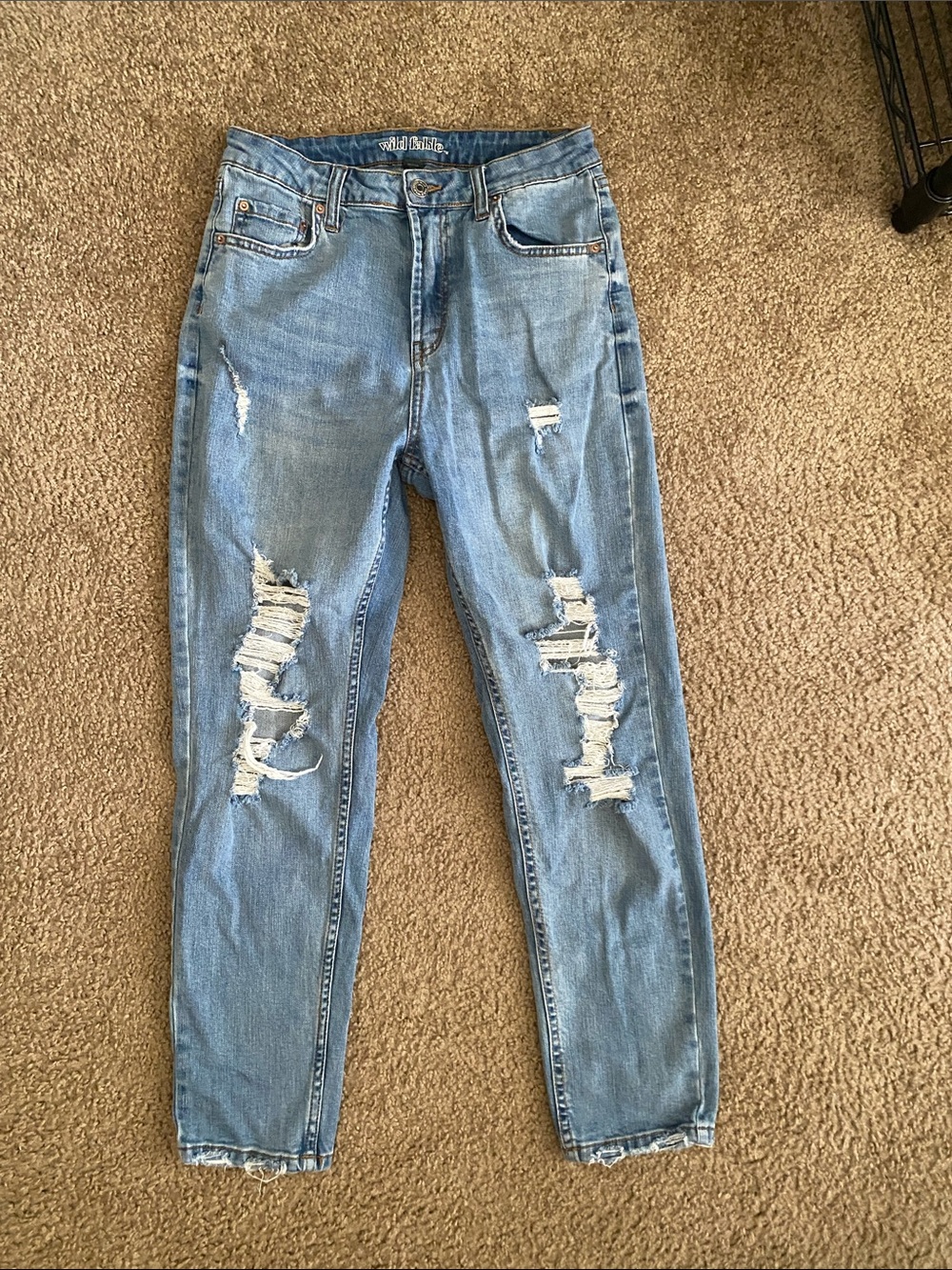 wild fable Light Blue Distressed Skinny Jeans size 4